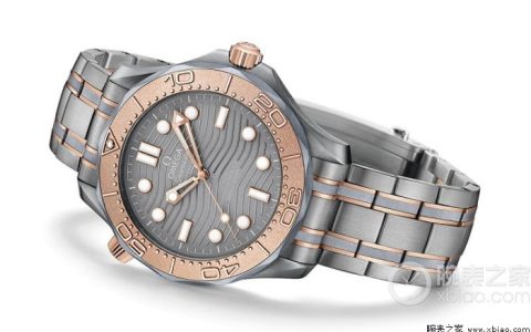 欧米茄最新推出的海马潜水300米系列钛钽限量版腕表-采用了绝无仅有的金属表壳材质
