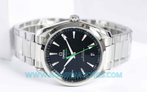 VS厂复刻欧米茄海马系列AquaTerra150米41MM黑面绿针