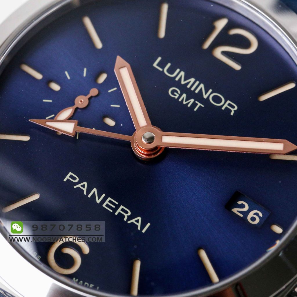 VS厂沛纳海PAM688蓝色面GMT两地时功能腕表做工如何
