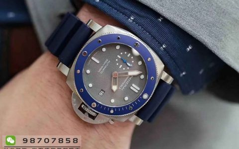 品鉴VS厂沛纳海蓝圈灰面小海王「PAM00959」复刻腕表