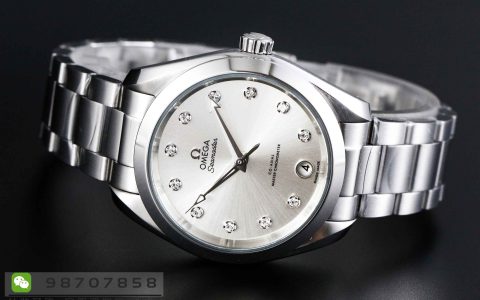 VS厂欧米茄海马系列34MM女装腕表-白面做工如何
