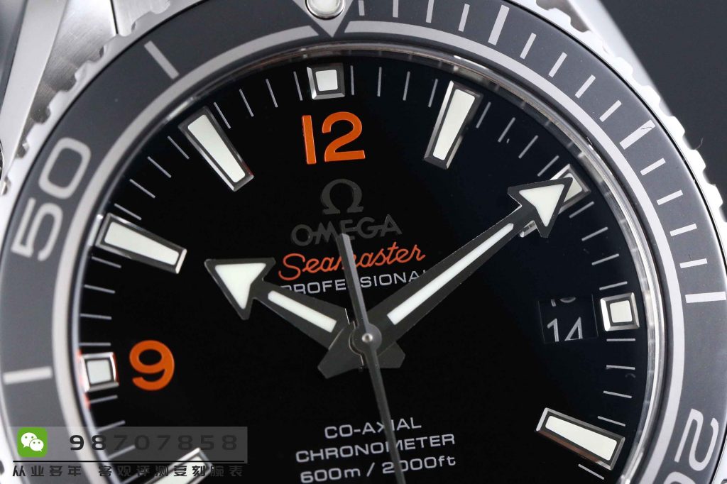 VS厂欧米茄海马系列600米橙色字黑色圈45.5MM大尺寸腕表如何