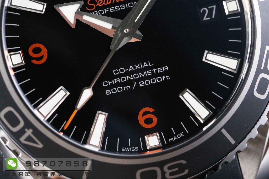 VS厂复刻腕表-欧米茄海马系列橙色字胶带大尺寸45.5MM腕表如何插图6
