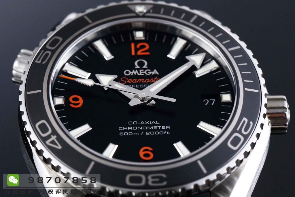 VS厂复刻腕表-欧米茄海马系列橙色字胶带大尺寸45.5MM腕表如何插图7