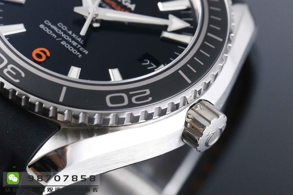 VS厂复刻腕表-欧米茄海马系列橙色字胶带大尺寸45.5MM腕表如何插图8