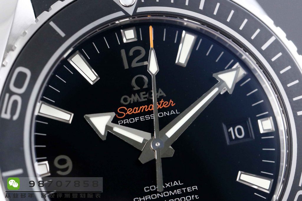 VS厂欧米茄海马海洋宇宙600M钢字胶带款42MM腕表做工如何插图5