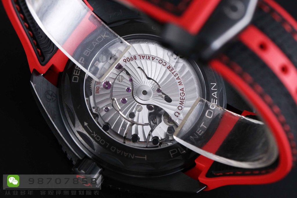 VS厂欧米茄海马系列海洋宇宙深海之黑红色款式腕表-神秘非凡