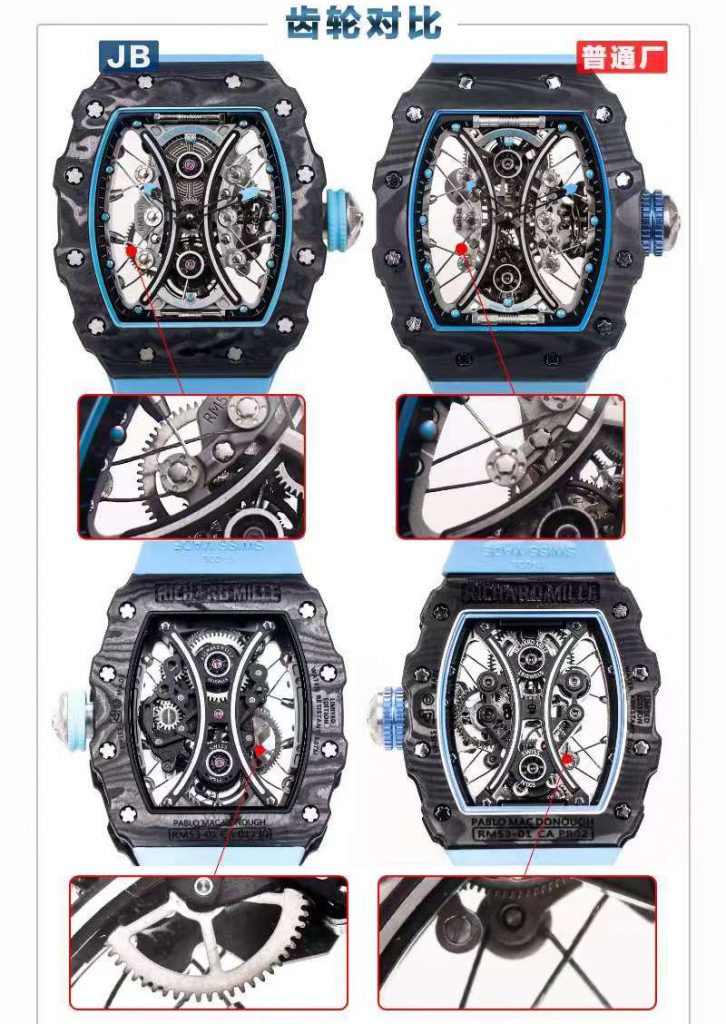 JB厂理查德米勒RM53-01升级版腕表做个如何-复刻腕表升级了什么地方