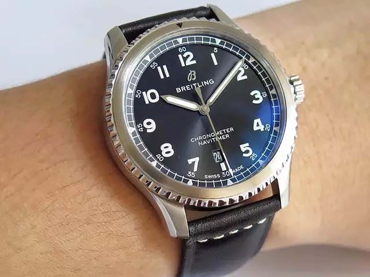 ZF厂百年灵航空计时系列A1731410复刻腕表做工质量深度评测