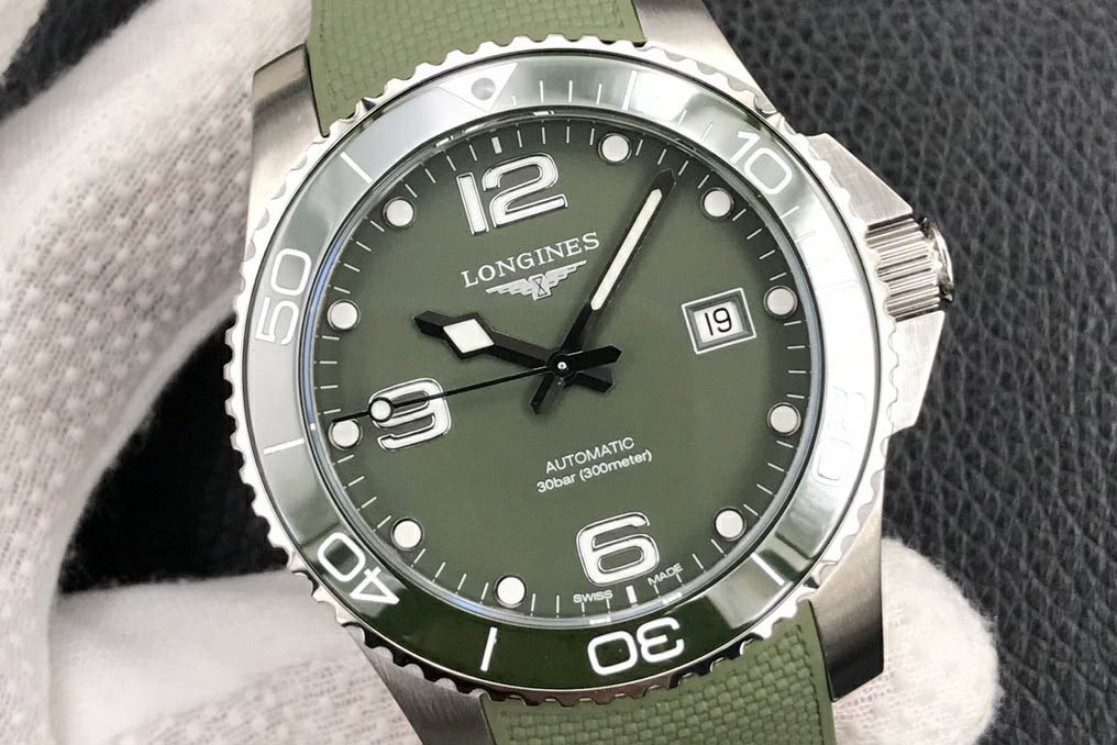 zf厂的浪琴绿色康卡斯怎么样-ZF厂复刻腕表插图1