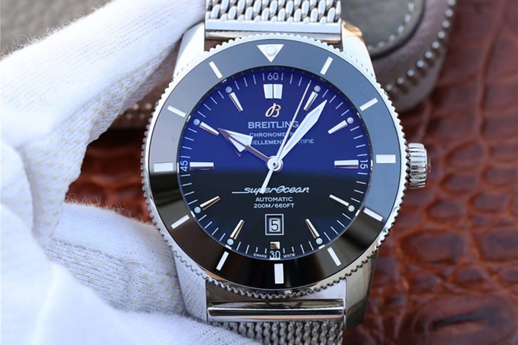 GF厂百年灵超级海洋陶瓷圈黑盘复刻表质量怎么样-GF复刻手表评测插图