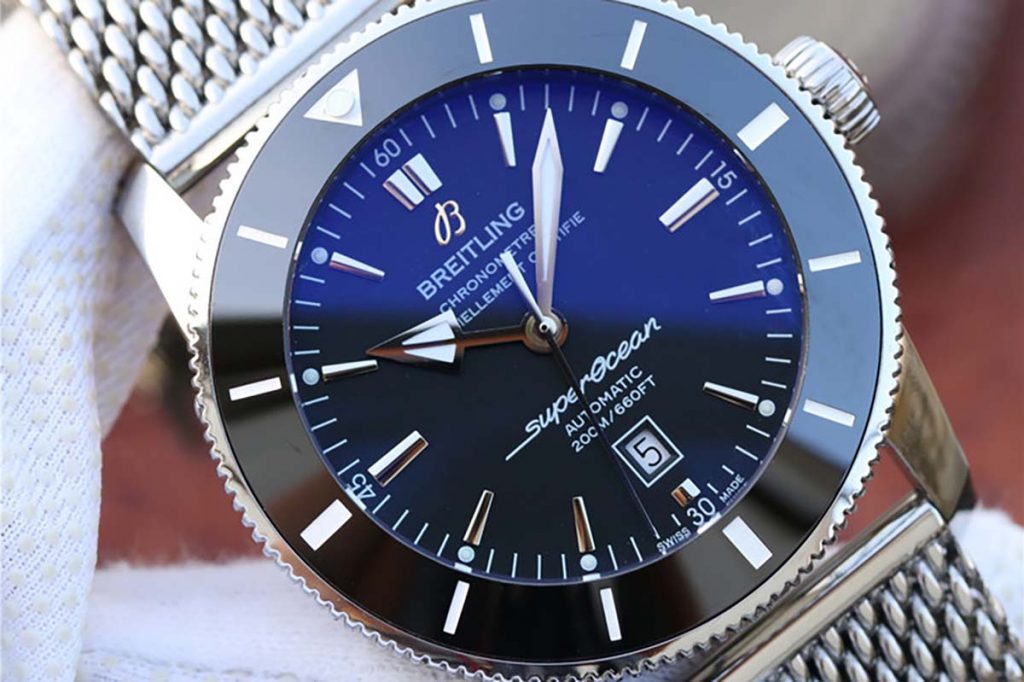 GF厂百年灵超级海洋陶瓷圈黑盘复刻表质量怎么样-GF复刻手表评测插图2