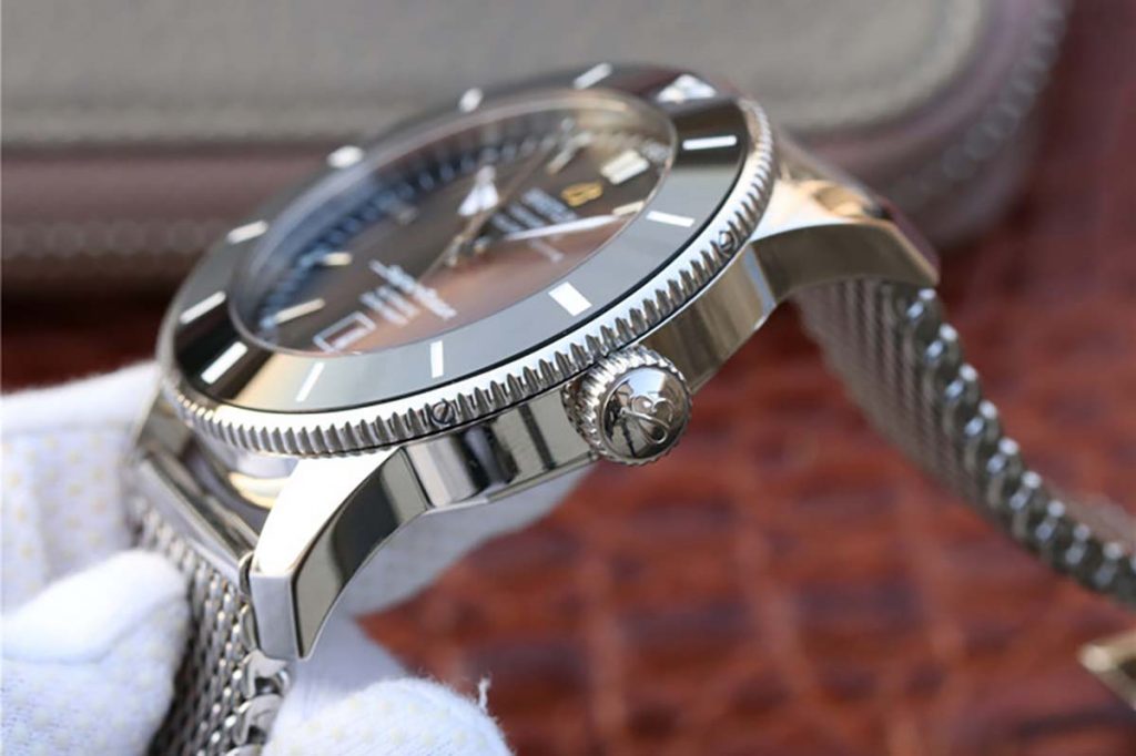GF厂百年灵超级海洋陶瓷圈黑盘复刻表质量怎么样-GF复刻手表评测插图4