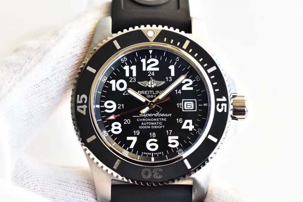 GF厂百年灵超级海洋二代V2版复刻腕表做工细节解析-GF手表评测