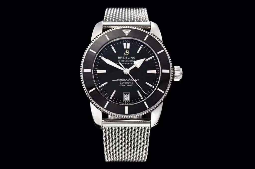 GF厂百年灵超级海洋文化系列黑盘腕表质量做工怎么样-GF手表评测