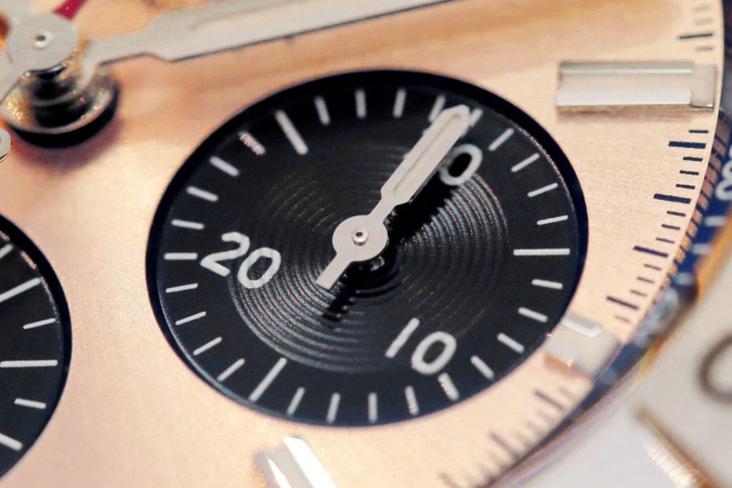 GF厂本百年灵百年灵机械B01计时系列铜色盘面腕表质量怎么样-GF手表评测插图5