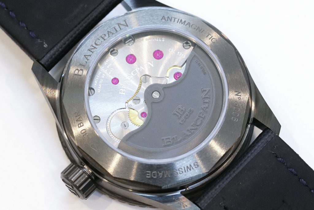 GF厂宝珀五十寻陶瓷材质蓝盘复刻腕表细节评测-GF手表评测