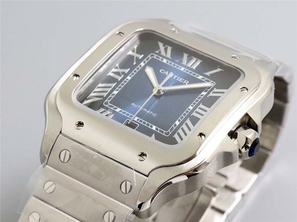 GF厂卡地亚山度士系列蓝盘WSSA0013腕表质量怎么样-GF手表插图2
