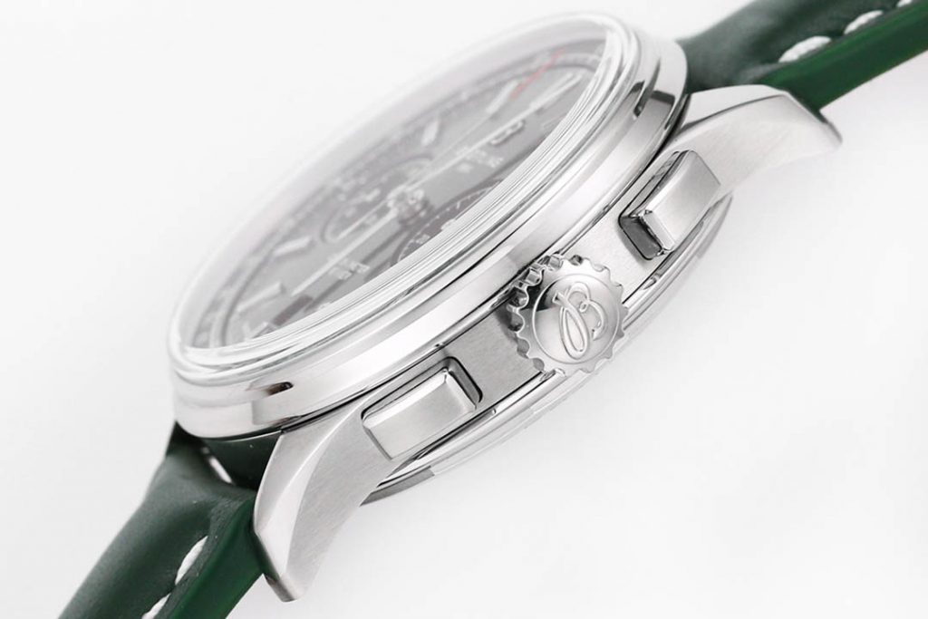 GF厂百年灵璞雅系列B01计时绿盘腕表质量怎么样-GF手表评测插图6