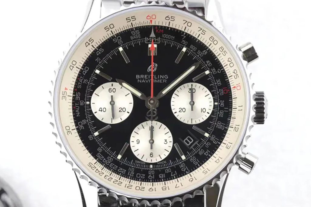 GF厂百年灵航空计时系列1B01黑盘复刻腕表做工质量评测