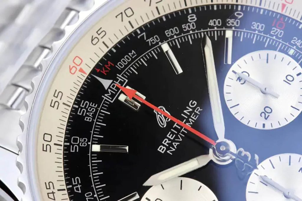 GF厂百年灵航空计时系列1B01黑盘复刻腕表做工质量评测