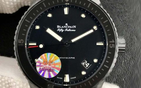 GF厂宝珀五十噚黑陶瓷款做工细节怎么样