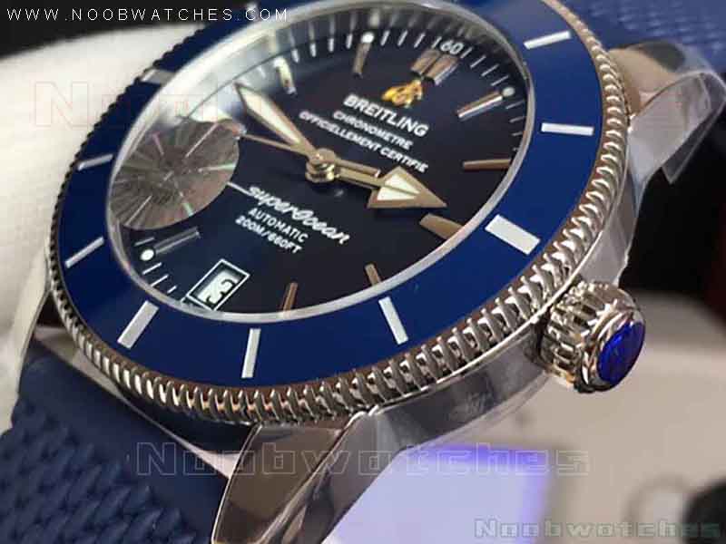 GF厂百年灵超级海洋文化二代系列蓝色款复刻表细评测-GF手表怎么样