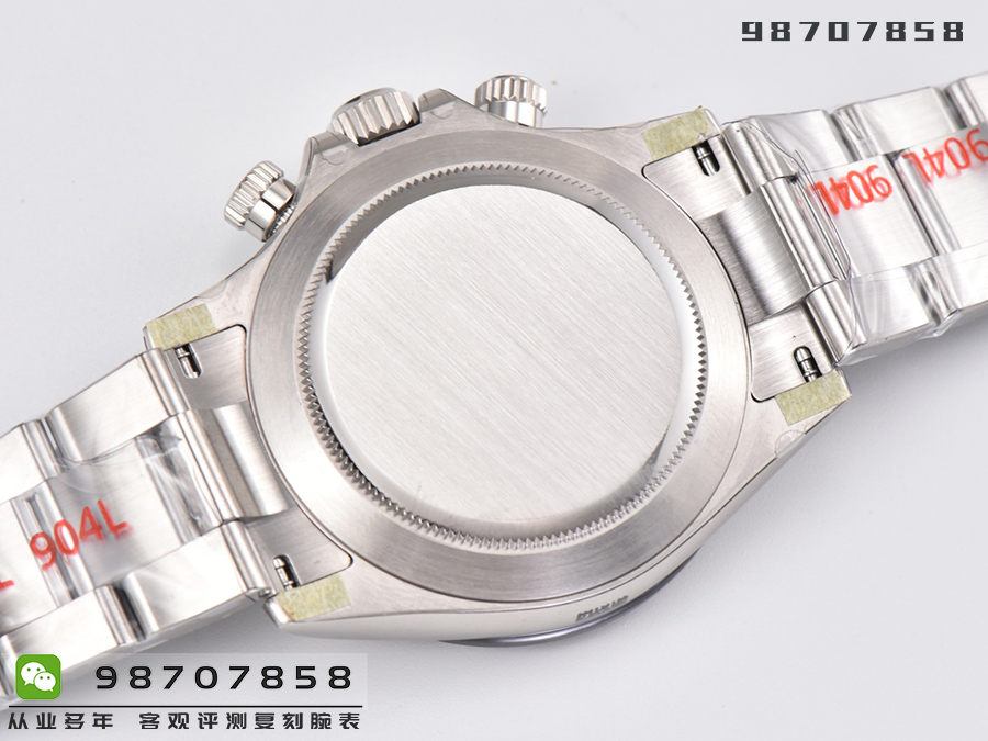 C厂clean厂劳力士迪通拿系列m116500ln-0001复刻腕表细节品鉴-黑与白的永恒经典