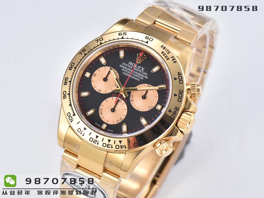 C厂Clean厂劳力士「红针金迪」复刻腕表是否值得入手-C厂迪通拿m116508-0009手表