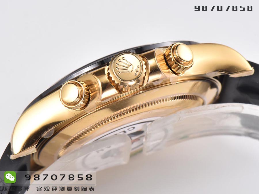 C厂Clean厂劳力士「黑陶黑盘款金迪」复刻腕表是否存在破绽-C厂迪通拿M116518ln-0043
