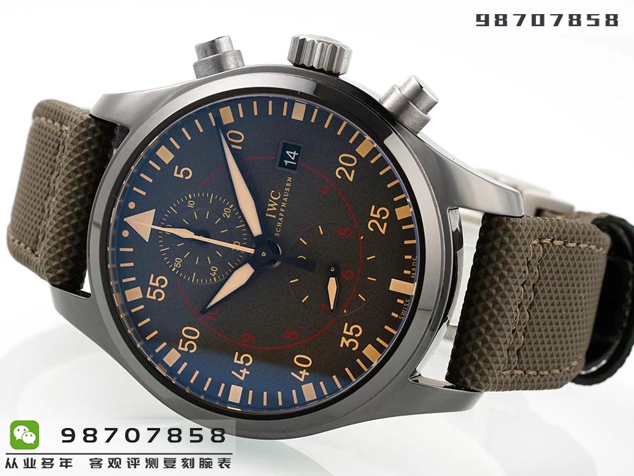 APS厂万国TOP飞行员「IW389002」陶瓷款复刻表做工细节评测-APS手表
