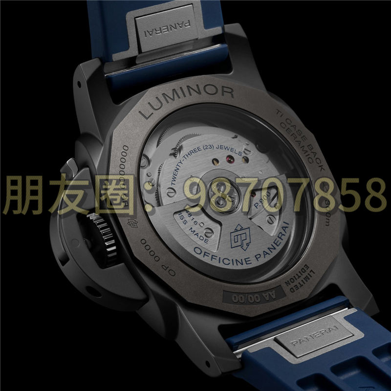 全新线上独家发售的沛纳海 LuminorGMTCeramica40毫米腕表 PAM01783
